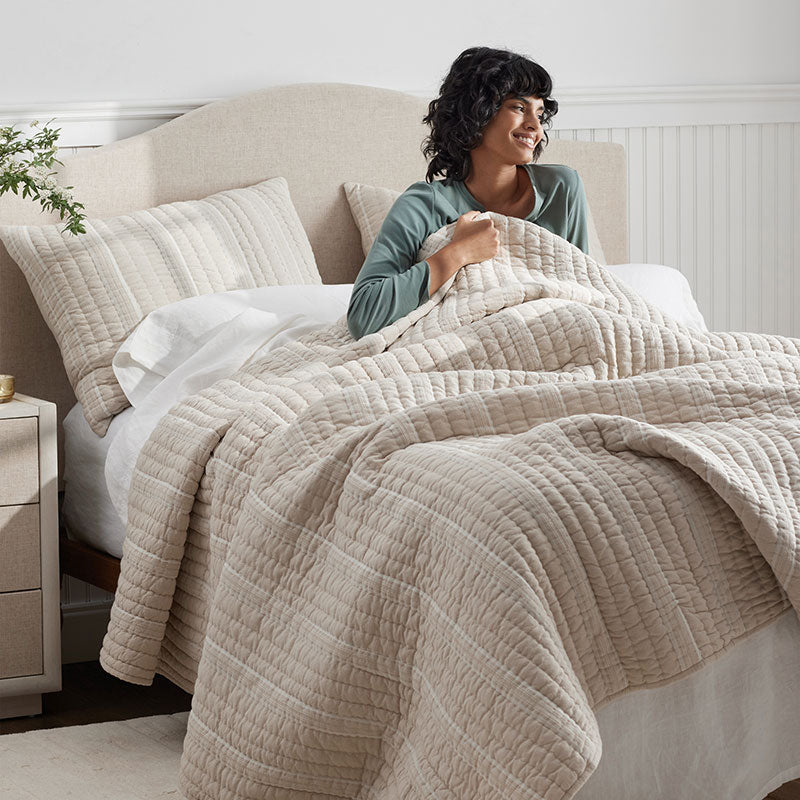 Stripe Quilt - Pinstripe, Twin/Twin XL