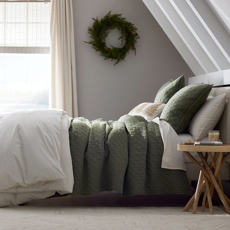 Air Layer Quilt - Green, King/Cal. King