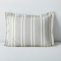Tailored Stripes and Plaids Classic Cool Cotton Percale Sham - Wide Stripe Navy, King