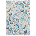 Ines Hand  Hooked Wool Rug - Blue, 5' x 8'