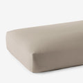 Premium Smooth Supima® Cotton Wrinkle-Free Sateen Fitted Bed Sheet - Light Birch, Deep Pocket Cal. King