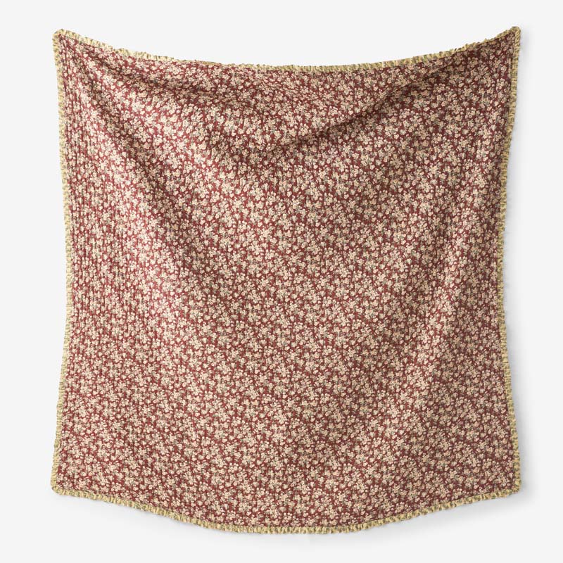 Suhana Reversible Ruffle Quilted Sham - Brick, Euro