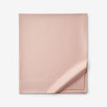 Premium Smooth Supima® Cotton Wrinkle-Free Sateen Flat Bed Sheet - Rose, Queen