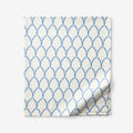 Laurel Classic Smooth Sateen Flat Bed Sheet - Blue, Full