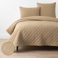 Waffle Quilt - Wheat, King/Cal. King
