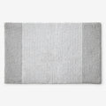 Striped Bath Rug - Silver, 17 in. x 24 in.
