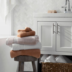 Cotton & TENCEL™ Lyocell Bath Towel - Caramel