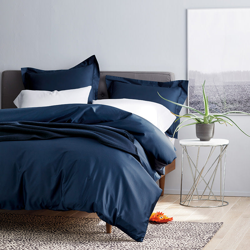 Premium Smooth Supima® Cotton Wrinkle-Free Sateen Duvet Cover - Cloud, Twin/Twin XL