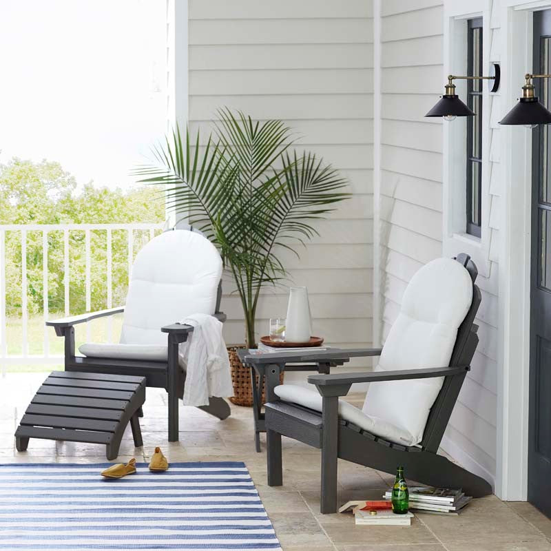 Adirondack Chair Cushion - Silver