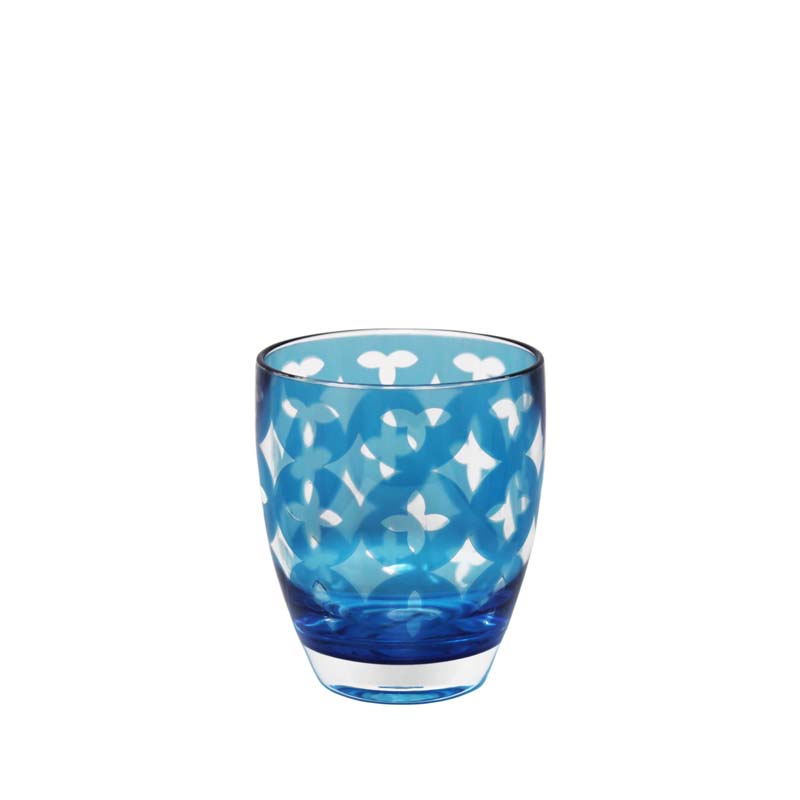Palazzioi Tumblers, Set of 4 - Teal, Small