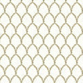 Laurel Traditional Wallpaper - Gold, Swatch
