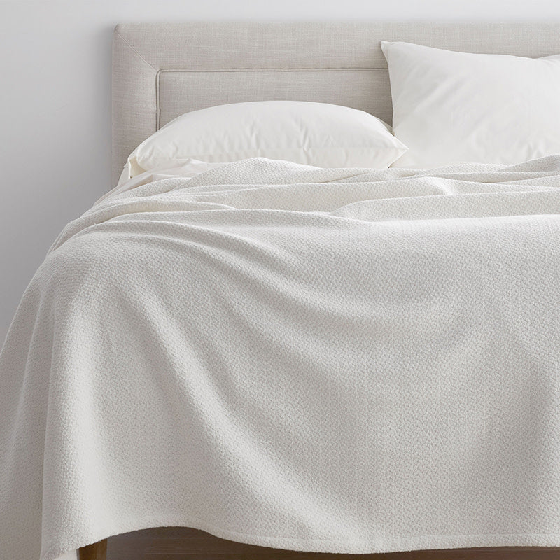 Organic Cotton Blanket - Natural, Full/Queen