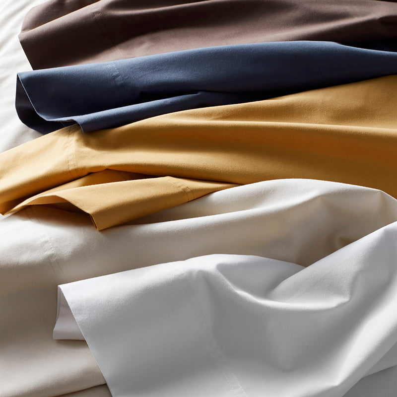 Brushed Cotton Duvet Cover - White, Full