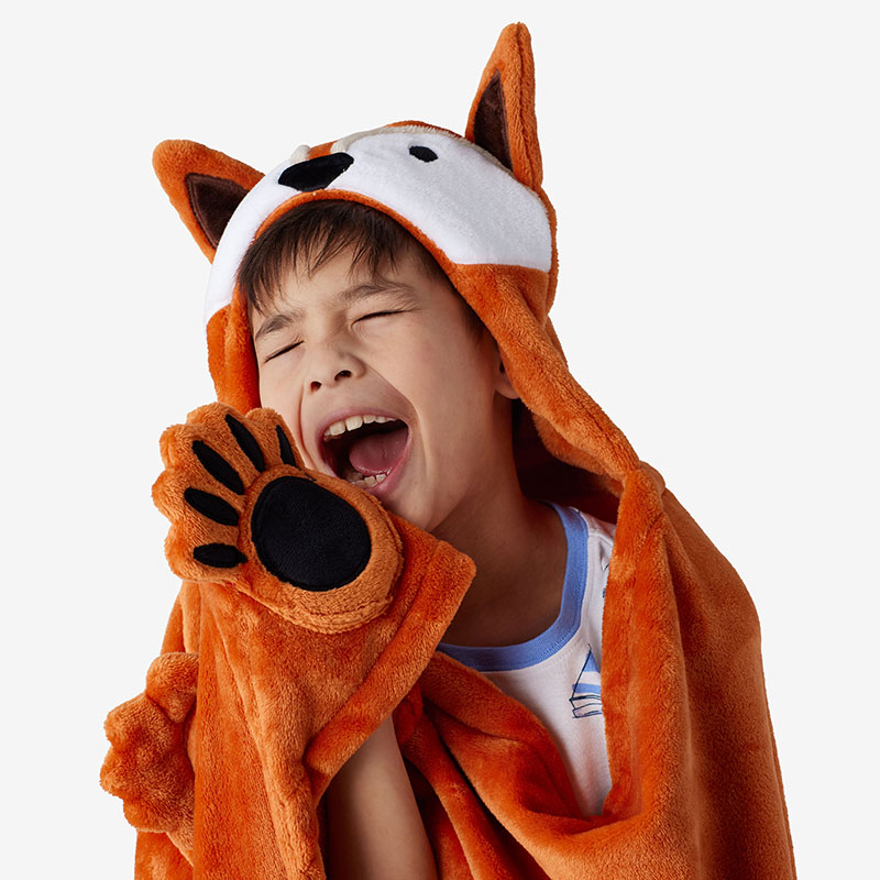 Plush Character Throw - Fox