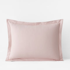 Luxe Ultra-Cozy Cotton Velvet Flannel Sham Dusty Rose, Standard