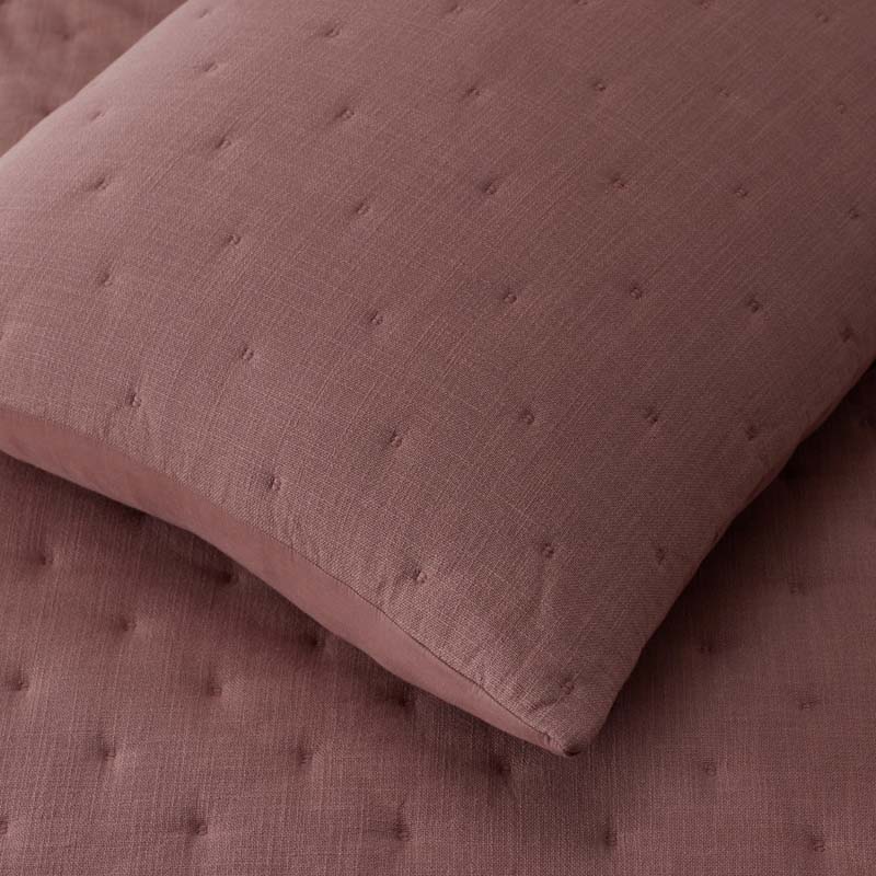 Petite Tufted Quilted Sham - Brick, King