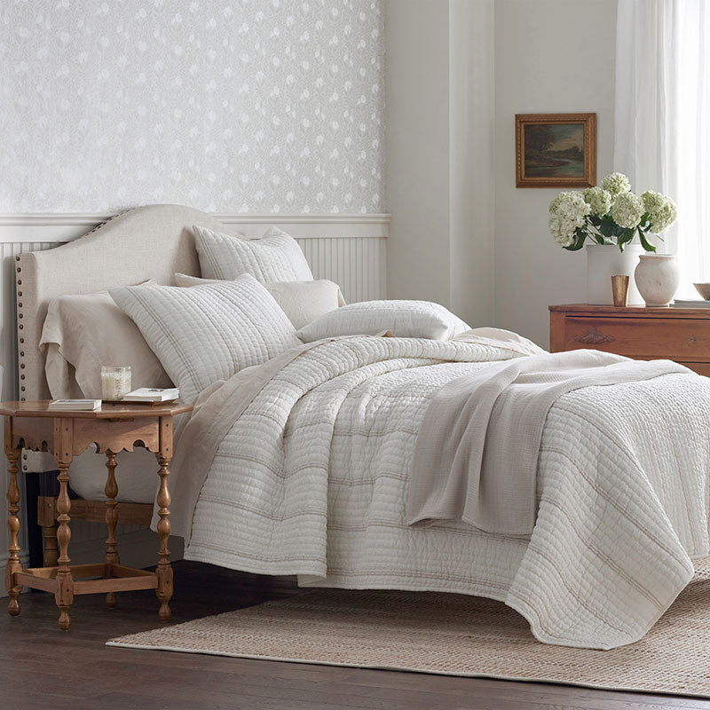 Stripe Quilted Sham - Awning Stripe, Standard