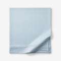 Luxe Smooth Egyptian Cotton Sateen Flat Bed Sheet - Sky Blue, King/Cal. King