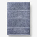 Textured Stripe Bath Sheet - Blue Mist