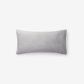 Decorative Lumbar Pillow Cover - Gray Smoke, 14 in. x 30 in.
