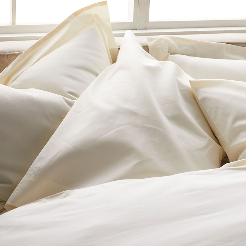 Premium Cool Supima® Cotton Percale Flat Bed Sheet - Navy, Full