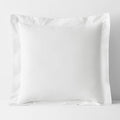 Classic Cool Cotton Percale Sham - White, Euro