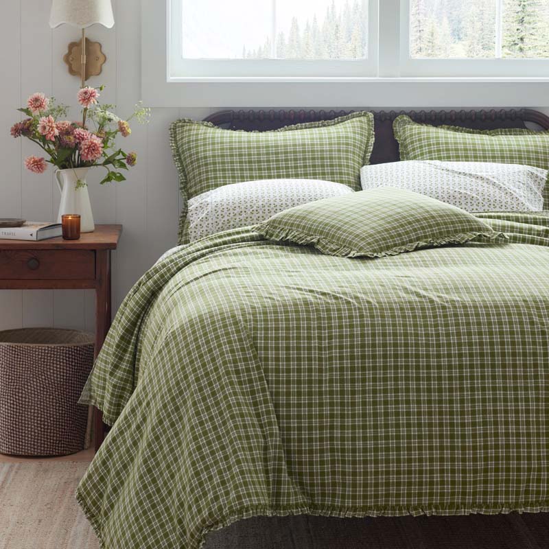 Classic Plaids Yarn-Dyed Cotton Sham - Henri Plaid, Standard