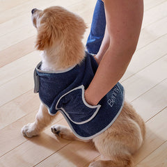 Wearable Pet Towel - Navy