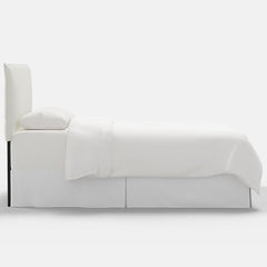Sutton Textured Linen Headboard - White, Queen