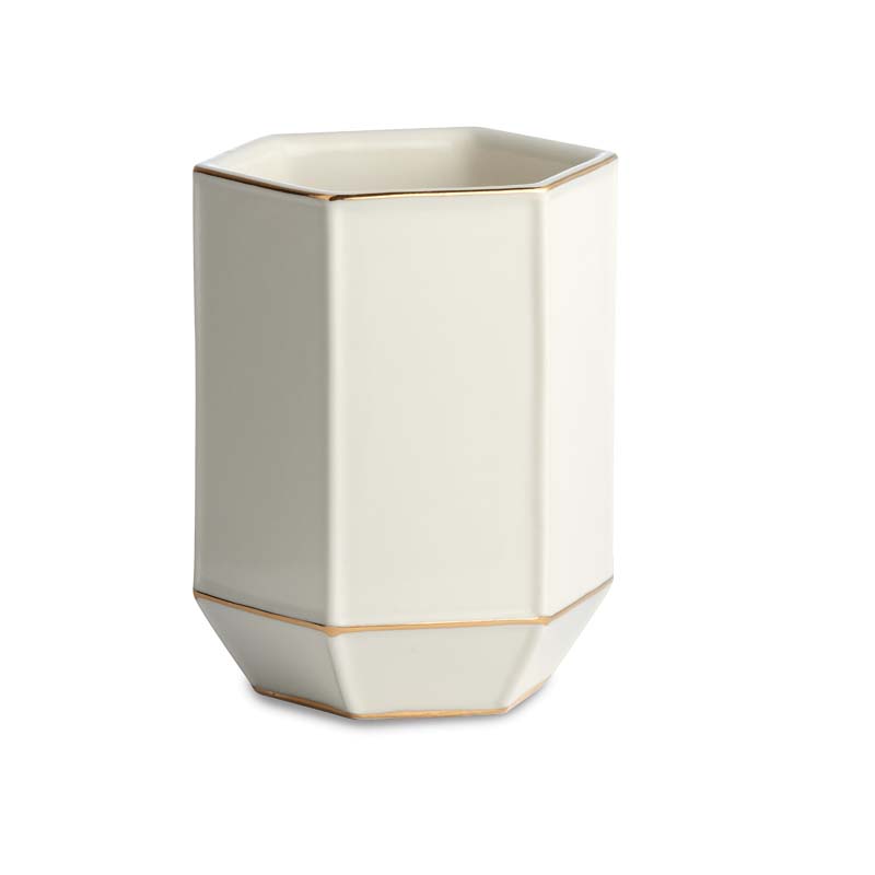 Luxe Tumbler - Cream and Gold