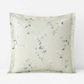 Blossom Trail Garment Washed Cotton Percale Sham - Green Tea, Euro