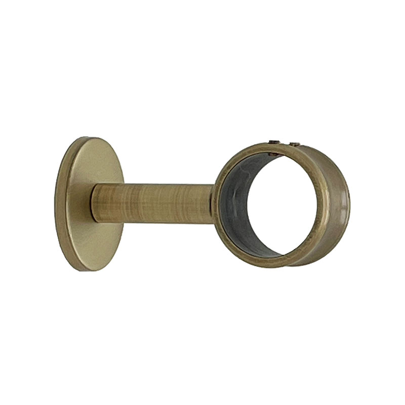 Endcap Finial and 1.5" diameter Rod Set - Antique Gold, 84"