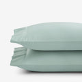 Premium Smooth Supima® Cotton Wrinkle-Free Sateen Pillowcase Set - Sea Mist, Standard