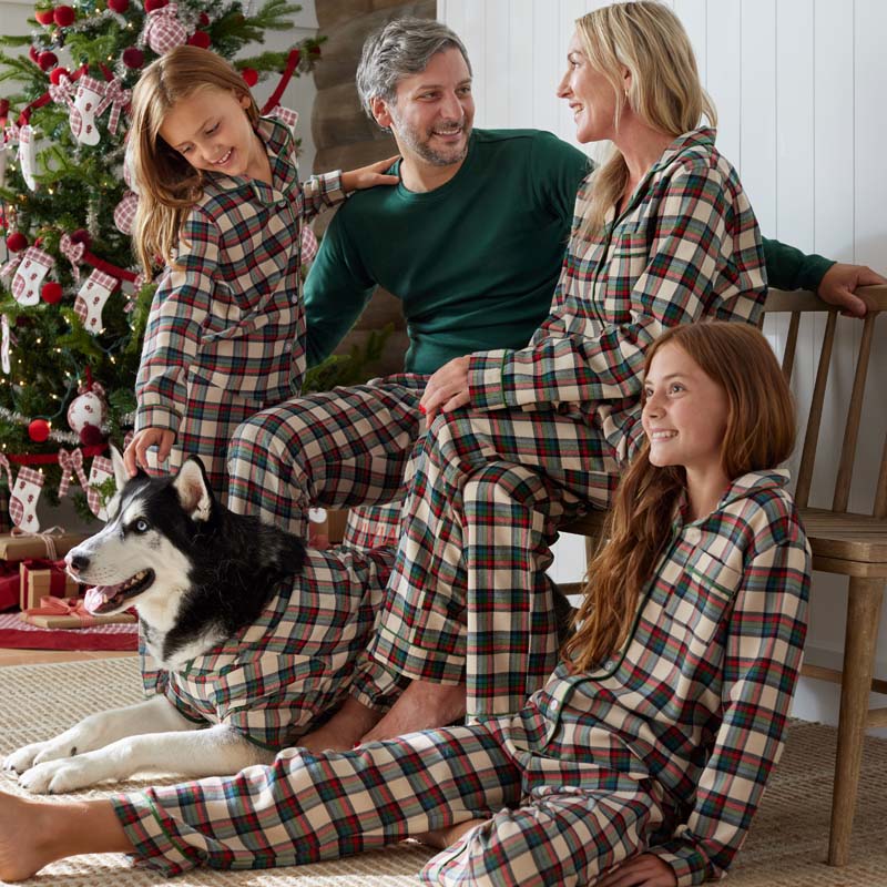 Family Flannel Kid's Button-Down Pajama Set - Idyllwild, 10