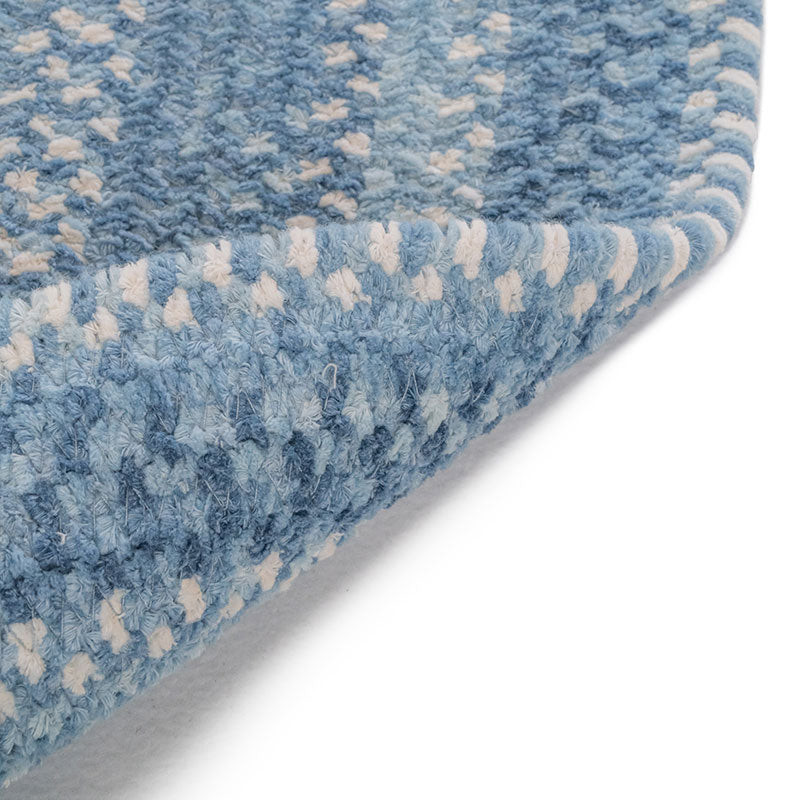 Bambini Braided Chenille Rug - Blue, 7' Round