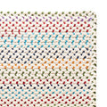 Dramatic Static Reversible Braided Rug - Multi, Swatch