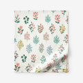 Hawthorne Classic Cool Percale Flat Bed Sheet - Ivory Multi, Full