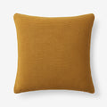 Classic All Season Breathable Cotton Knit Decorative Pillow Cover - Gold