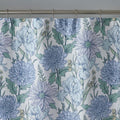 Garden Bliss Classic Smooth Sateen Shower Curtain - Blue Multi