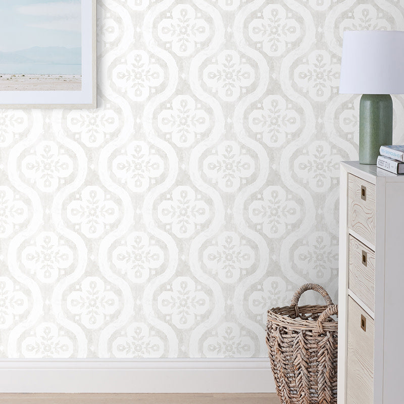 Chateau Removable Wallpaper - Platinum, Roll