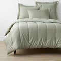 Classic Smooth Wrinkle-Free Sateen Comforter - Laurel Green, King/Cal King