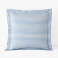 Classic Oxford Yarn-Dyed Stripe Sham - Blue/Beige, Euro