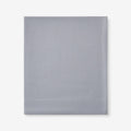 Luxe Ultra-Cozy Cotton Velvet Flannel Flat Bed Sheet Platinum, Deep Pocket King
