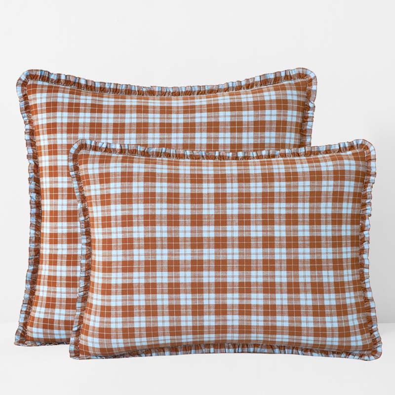 Classic Plaids Yarn-Dyed Cotton Sham - Harbor Plaid, Standard