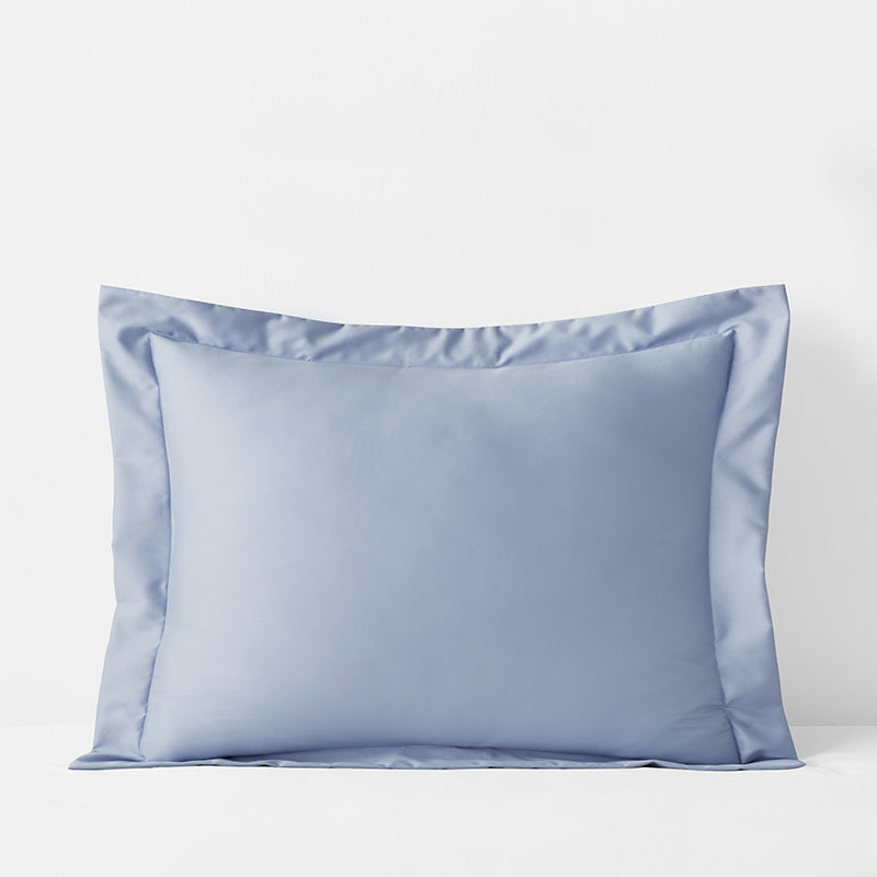Premium Smooth Supima® Cotton Wrinkle-Free Sateen Sham - Blue Shadow, King
