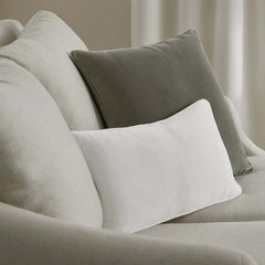 Velvet Decorative Square Pillow Cover - Cream, 20 in. x 20 in.