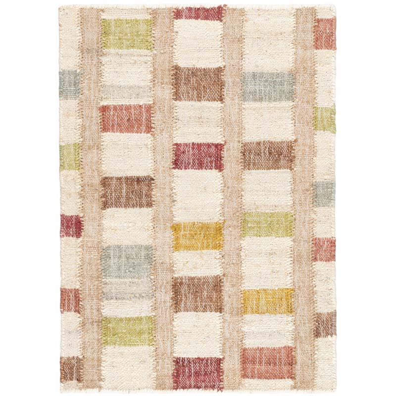 Mosaic Handwoven Jute Rug - Multi, 2' 6" x 8' Runner