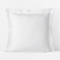 Premium Smooth Supima® Cotton Wrinkle-Free Sateen Sham - White, Euro