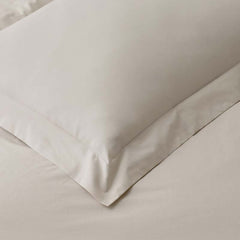 Solid Garment Washed Cotton Percale Bed Sheet Set - Buff, Twin XL