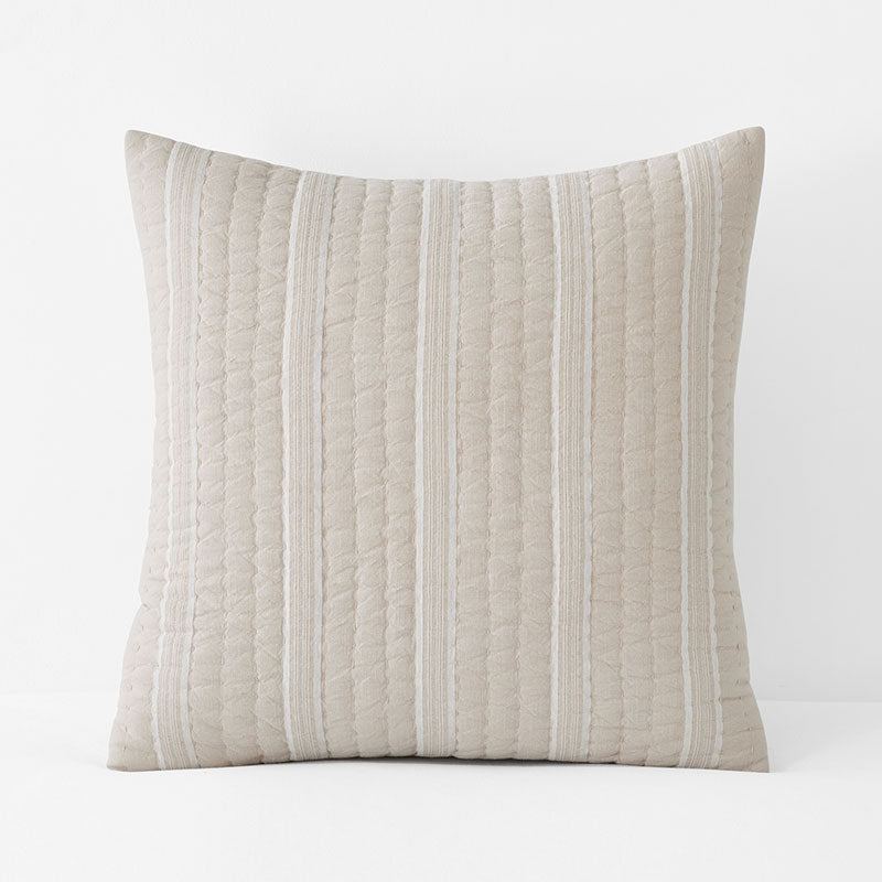 Stripe Quilted Sham - Pinstripe, Euro